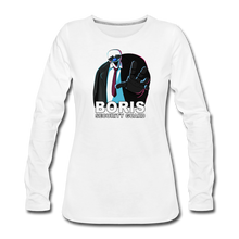 Load image into Gallery viewer, Ice Scream - Boris Security Guard Long-Sleeve T-Shirt (Womens) - white