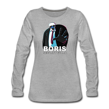 Load image into Gallery viewer, Ice Scream - Boris Security Guard Long-Sleeve T-Shirt (Womens) - heather gray