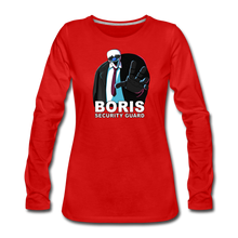Load image into Gallery viewer, Ice Scream - Boris Security Guard Long-Sleeve T-Shirt (Womens) - red