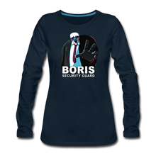Load image into Gallery viewer, Ice Scream - Boris Security Guard Long-Sleeve T-Shirt (Womens) - deep navy