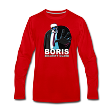 Load image into Gallery viewer, Ice Scream - Boris Security Guard Long-Sleeve T-Shirt (Mens) - red