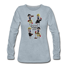 Load image into Gallery viewer, Ice Scream - The Mini Rods Long-Sleeve T-Shirt (Womens) - heather ice blue