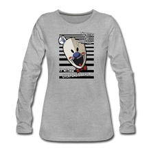 Load image into Gallery viewer, Ice Scream - Joseph Rod Long-Sleeve T-Shirt (Womens) - heather gray
