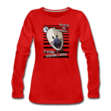 Load image into Gallery viewer, Ice Scream - Joseph Rod Long-Sleeve T-Shirt (Womens) - red