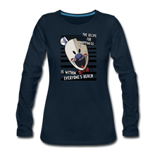 Load image into Gallery viewer, Ice Scream - Joseph Rod Long-Sleeve T-Shirt (Womens) - deep navy