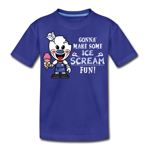 Ice Scream Fun T-Shirt - royal blue