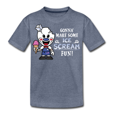 Load image into Gallery viewer, Ice Scream Fun T-Shirt - heather blue
