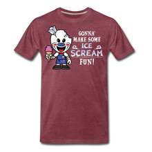 Load image into Gallery viewer, Ice Scream Fun T-Shirt (Mens) - heather burgundy
