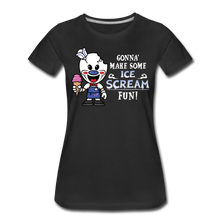 Load image into Gallery viewer, Ice Scream Fun T-Shirt (Womens) - black
