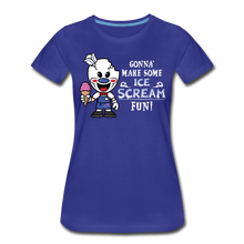 Load image into Gallery viewer, Ice Scream Fun T-Shirt (Womens) - royal blue
