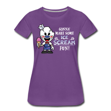 Load image into Gallery viewer, Ice Scream Fun T-Shirt (Womens) - purple

