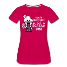 Load image into Gallery viewer, Ice Scream Fun T-Shirt (Womens) - dark pink

