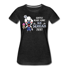 Load image into Gallery viewer, Ice Scream Fun T-Shirt (Womens) - charcoal gray
