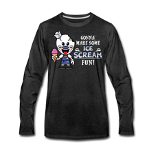 Load image into Gallery viewer, Ice Scream Fun Long-Sleeve T-Shirt (Mens) - charcoal gray
