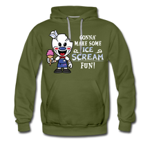 Load image into Gallery viewer, Ice Scream Fun Hoodie (Mens) - olive green
