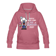 Load image into Gallery viewer, Ice Scream Fun Hoodie (Womens) - mauve
