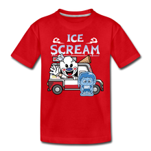 Load image into Gallery viewer, Ice Scream Truck T-Shirt - red
