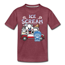 Load image into Gallery viewer, Ice Scream Truck T-Shirt - heather burgundy
