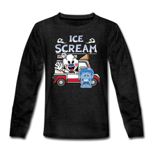 Load image into Gallery viewer, Ice Scream Truck Long-Sleeve T-Shirt - charcoal gray

