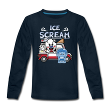 Load image into Gallery viewer, Ice Scream Truck Long-Sleeve T-Shirt - deep navy
