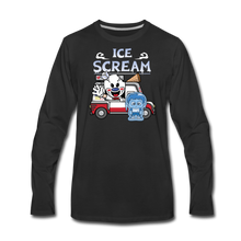 Load image into Gallery viewer, Ice Scream Truck Long-Sleeve T-Shirt (Mens) - black
