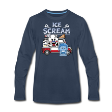 Load image into Gallery viewer, Ice Scream Truck Long-Sleeve T-Shirt (Mens) - navy
