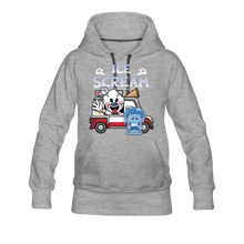 Load image into Gallery viewer, Ice Scream Truck Hoodie (Womens) - heather gray

