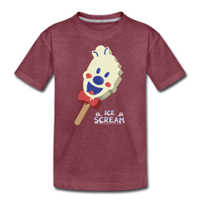 Load image into Gallery viewer, Ice Scream Pop T-Shirt - heather burgundy
