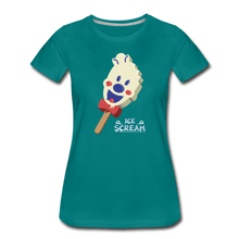 Load image into Gallery viewer, Ice Scream Pop T-Shirt (Womens) - teal
