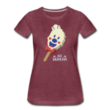 Load image into Gallery viewer, Ice Scream Pop T-Shirt (Womens) - heather burgundy
