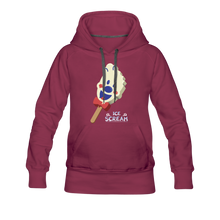 Load image into Gallery viewer, Ice Scream Pop Hoodie (Womens) - burgundy
