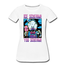 Load image into Gallery viewer, Ice Scream You Scream T-Shirt (Womens) - white
