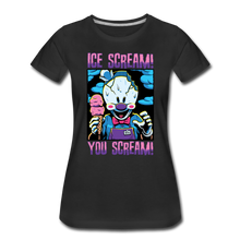 Load image into Gallery viewer, Ice Scream You Scream T-Shirt (Womens) - black
