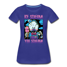 Load image into Gallery viewer, Ice Scream You Scream T-Shirt (Womens) - royal blue
