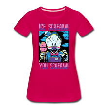 Load image into Gallery viewer, Ice Scream You Scream T-Shirt (Womens) - dark pink

