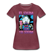 Load image into Gallery viewer, Ice Scream You Scream T-Shirt (Womens) - heather burgundy
