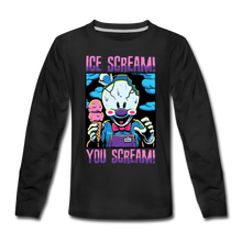 Load image into Gallery viewer, Ice Scream You Scream Long-Sleeve T-Shirt - black
