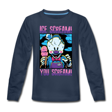 Load image into Gallery viewer, Ice Scream You Scream Long-Sleeve T-Shirt - navy
