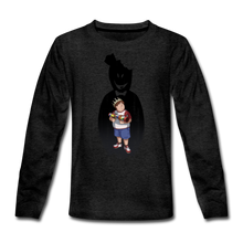 Load image into Gallery viewer, Charlie Ready To Attack Long-Sleeve T-Shirt - charcoal gray
