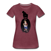 Load image into Gallery viewer, Charlie Ready To Attack T-Shirt (Womens) - heather burgundy
