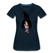 Load image into Gallery viewer, Charlie Ready To Attack T-Shirt (Womens) - deep navy

