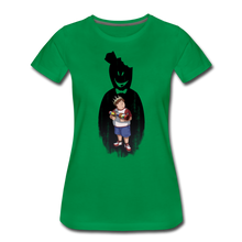 Load image into Gallery viewer, Charlie Ready To Attack T-Shirt (Womens) - kelly green
