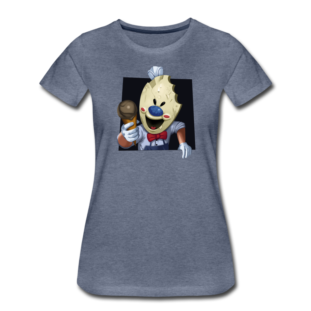 Have An Ice Scream T-Shirt (Womens) - heather blue