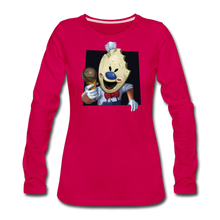 Load image into Gallery viewer, Have An Ice Scream Long-Sleeve T-Shirt (Womens) - dark pink
