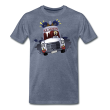 Load image into Gallery viewer, Ice Scream Driving T-Shirt (Mens) - heather blue
