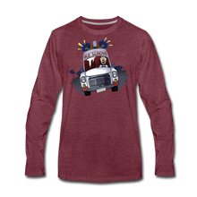 Load image into Gallery viewer, Ice Scream Driving Long-Sleeve T-Shirt (Mens) - heather burgundy
