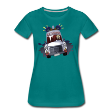 Load image into Gallery viewer, Ice Scream Driving T-Shirt (Womens) - teal
