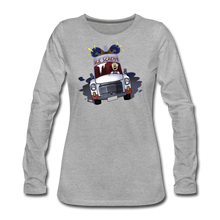 Load image into Gallery viewer, Ice Scream Long-Sleeve T-Shirt (Womens) - heather gray
