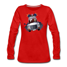Load image into Gallery viewer, Ice Scream Long-Sleeve T-Shirt (Womens) - red
