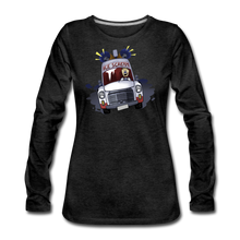 Load image into Gallery viewer, Ice Scream Long-Sleeve T-Shirt (Womens) - charcoal gray
